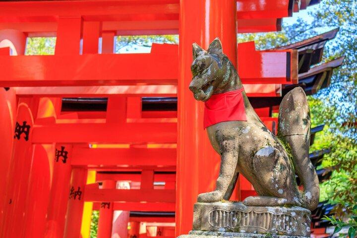 Fushimi Inari Deep Shinto Shrine Tour while Hiking with Expert
