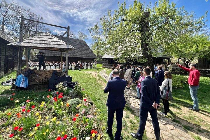 Traditions in Bucharest: Village Museum and Wine Tasting Tour