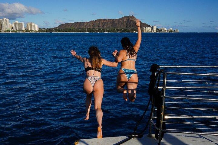 Best Waikiki Sunset Cruise: BYOB Sunset Sail with Swimming