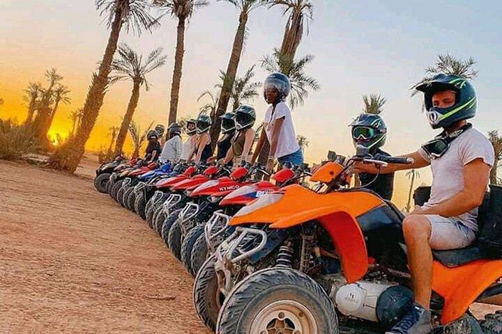 Private Camel & Quad Adventure in Agafay Desert with Dinner Show