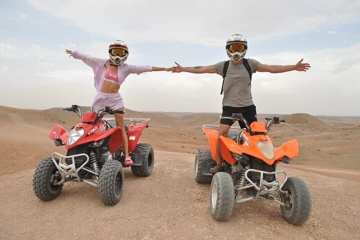 Marrakech: Agafay Desert Tour with Quad, Camel Ride & Dinner