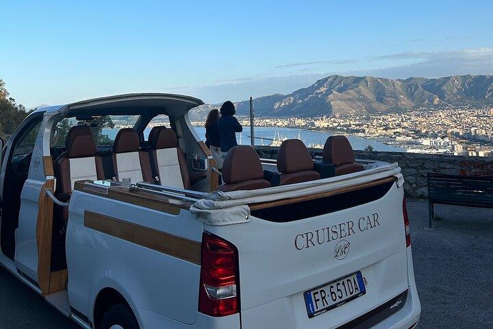 Palermo: Panoramic Mount Pellegrino in CruiserCar