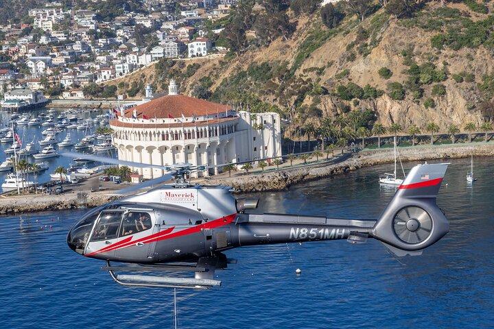 Helicopter Transfer: Long Beach to Catalina Island