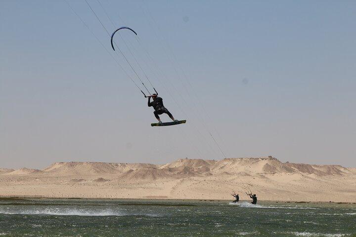 Luxury Kitesurf Safari in Dakhla Morocco | 4x4 Pickup & IKO Coach