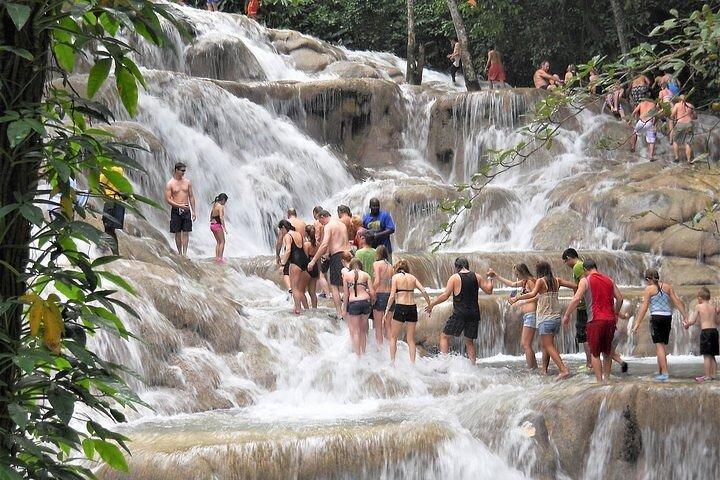 Dunn's River Fall & Blue Hole Combo Tour from Montego Bay Jamaica