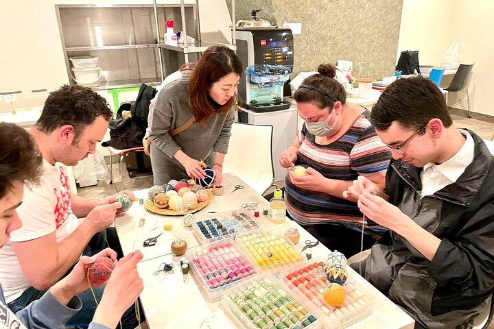 Lets make a Japanese hand craft Temari embroidered ball