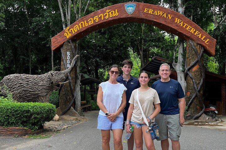 Floating & Railway Markets and Erawan Waterfall [Optional Luxury]