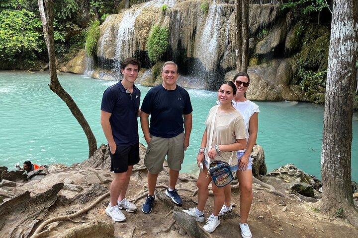 Floating & Railway Markets and Erawan Waterfall [Optional Luxury]