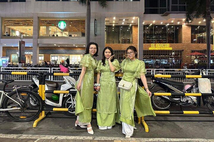 Saigon Afternoon Unseen Street Food by Scooter |Opt: Ao Dai Rider