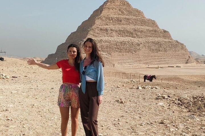 VIP All inclusive Giza Pyramids,Sakkara,Memphis, inside Pyramid