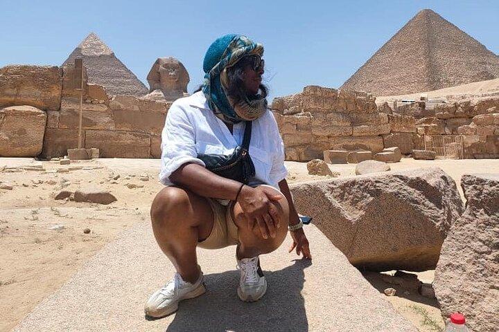 Giza Pyramids ,Sakkara,Memphis City&Sound Light Show Private Tour