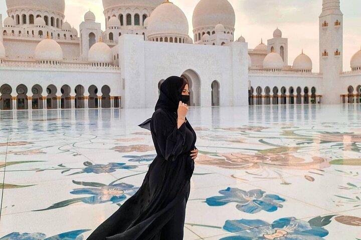 Combo Tour: Abu Dhabi Grand Mosque & Half-Day Dubai City Tour