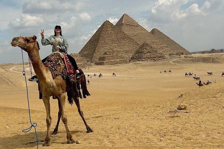 Private Tour Giza Pyramids ,Egyptian Museum,Mosque & Felucca Boat
