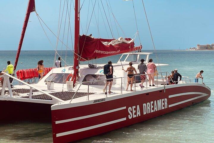Catamaran Party Cruise and Snorkeling in Montego Bay Open Bar+DJ