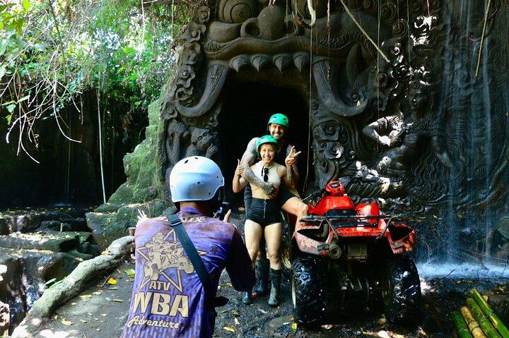 Bali ATV Ride Ubud Waterfall, Ricefield,River,Barong Cave, Lunch
