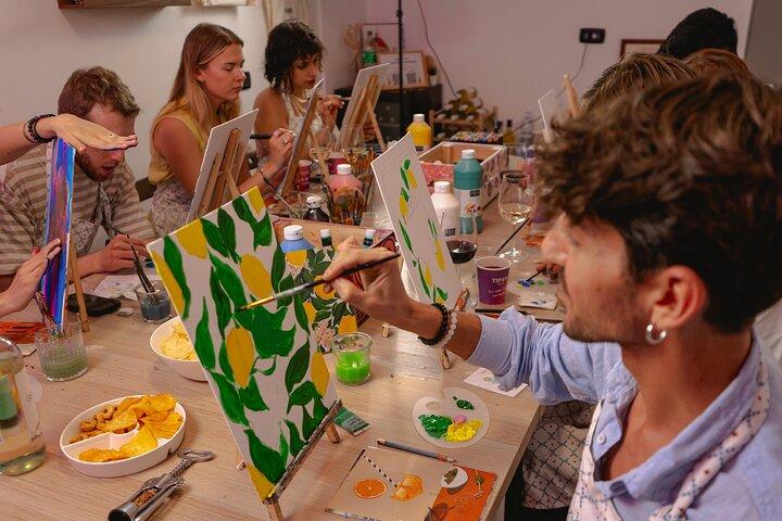 Tipsy Painting Class Rome