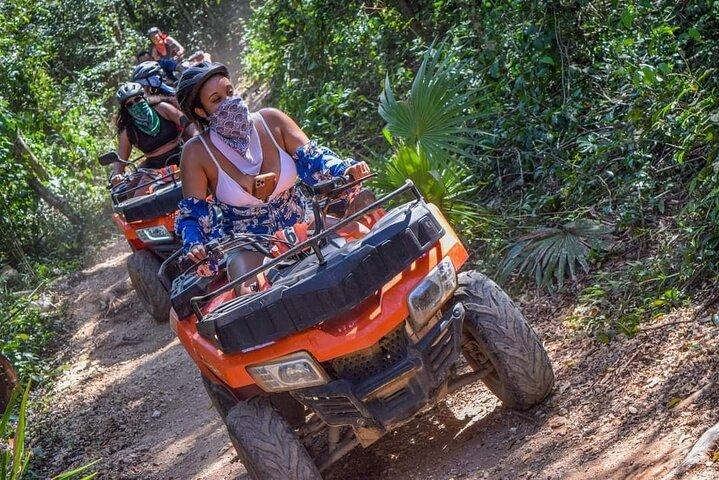 Discover the El Cedral town on ATVs: extreme adventure in Cozumel