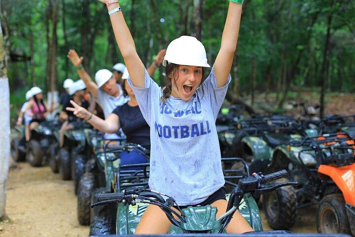 Discover the El Cedral town on ATVs: extreme adventure in Cozumel