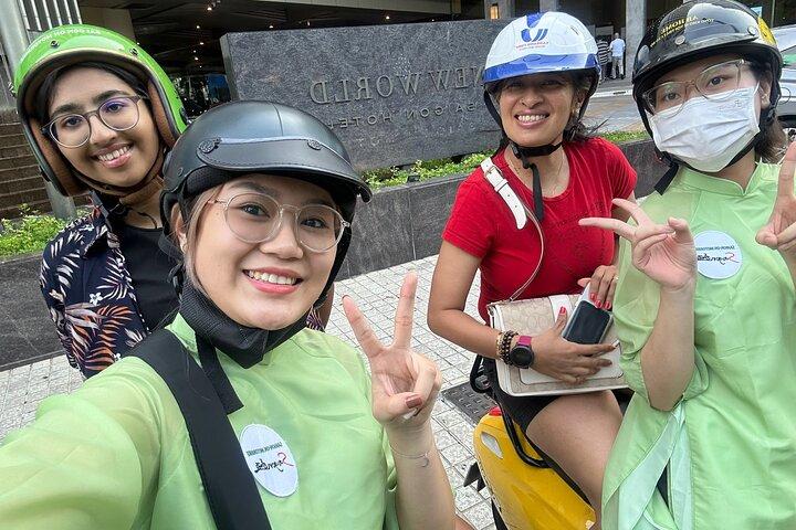 Morning Saigon Unseen+Street Food Tour with Ao Dai Riders Option