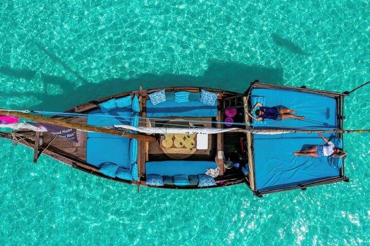 Full Day Mnemba Island Extra Luxury Dhow in Zanzibar
