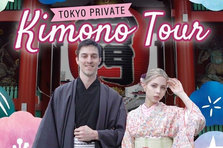 Tokyo Kimono Tour by Private Vehicle with Professional Guide
