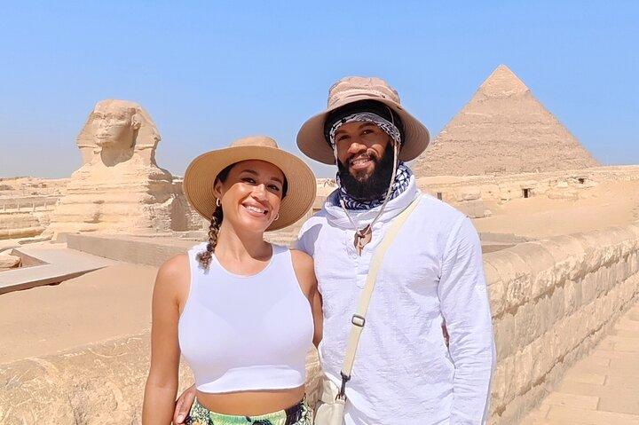 Explore Giza Pyramids & Sphinx & Camel Ride & ATV bike with Lunch
