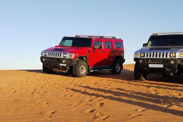Hummer Desert Safari Experience with BBQ Dinner in Dubai