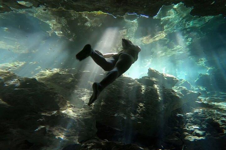 Tulum, Cenote Butterfly and visit Playa del Carmen Eco