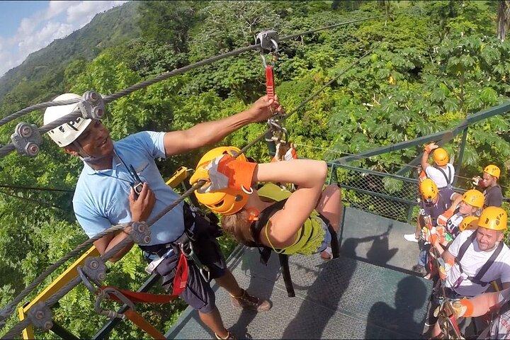 Punta Cana: Zip Line Adventure with Adrenaline half day tour