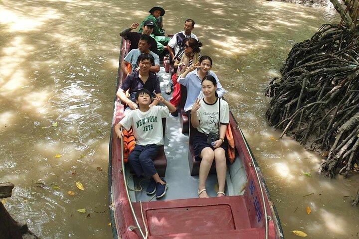 Full Day Monkey Island Tour with Canoe in Can Gio Mangrove Forest