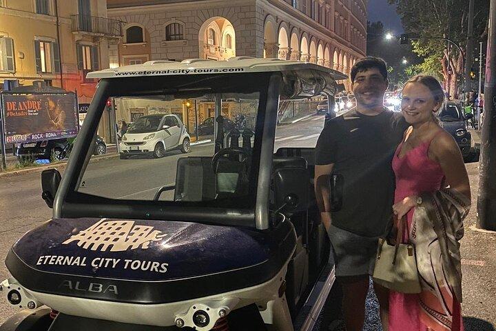 Private Golf Cart Twilight Tour Rome