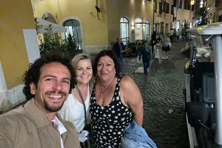 Twilight Magic: Private Golf Cart Tour of Rome with Aperitivo