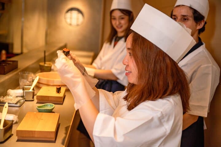 Sushi Making & Sake Tasting at a Michelin-Listed Hidden Gem