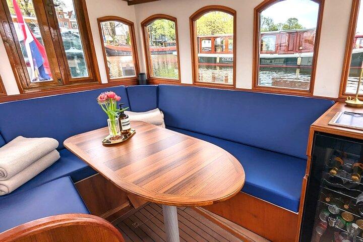 Private Boat Tour in Amsterdam with welcome drink