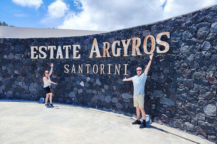 Santorini Wine Tour in two or three Wineries