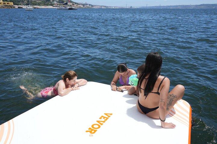 4 Hours Private Swimming/Sailing Tour on Sailboat in Lisbon Beach