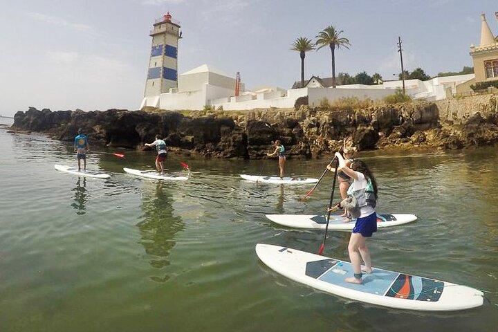 Stand Up Paddle Boarding Lesson of Cascais Bay