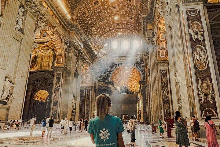 St Peter's Basilica and Papal Tombs tour, optional Dome