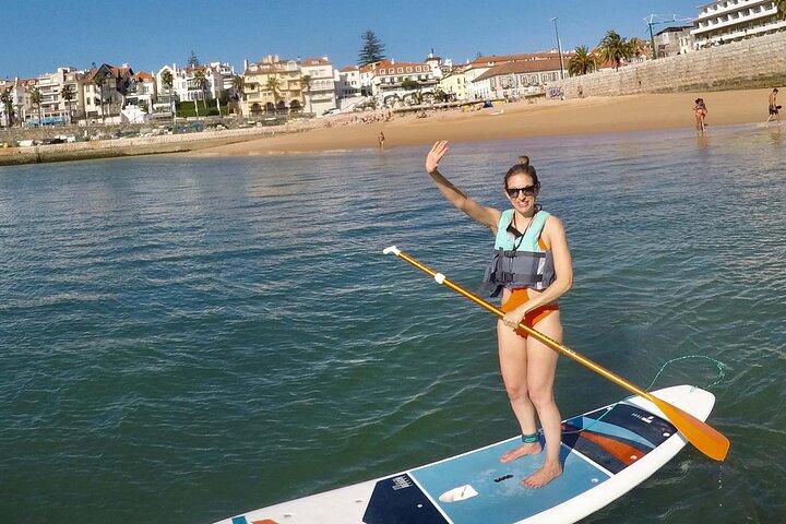 Stand Up Paddle Boarding Lesson of Cascais Bay