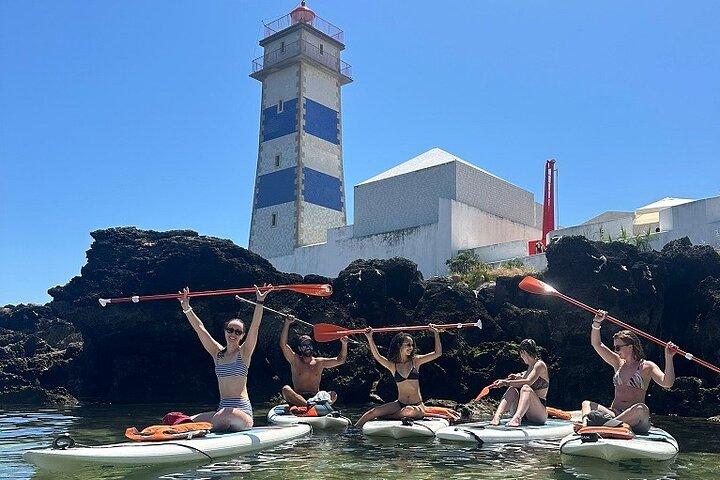 Stand Up Paddle Boarding Lesson of Cascais Bay