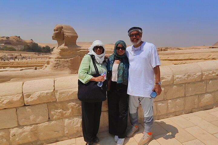 Explore the pyramids and marvel at the Sphinx