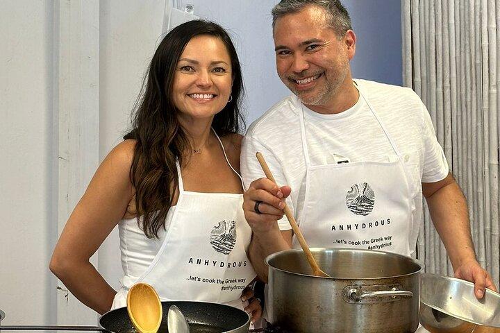 Santorini Cooking Class-2 Wineries: Special Honey Moon Experience