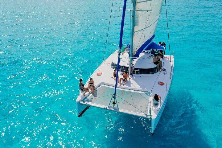Discover Isla Mujeres: Catamaran, Snorkeling, and "Ice Bar"