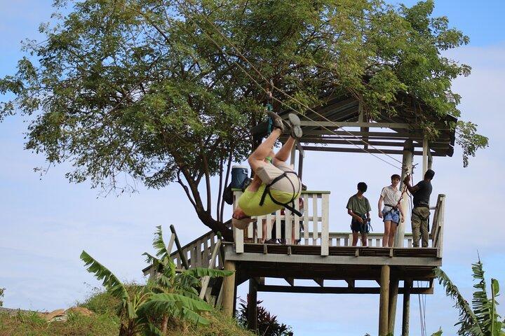 Roatan Zip Line Adventure with Monkey & Sloths Combo