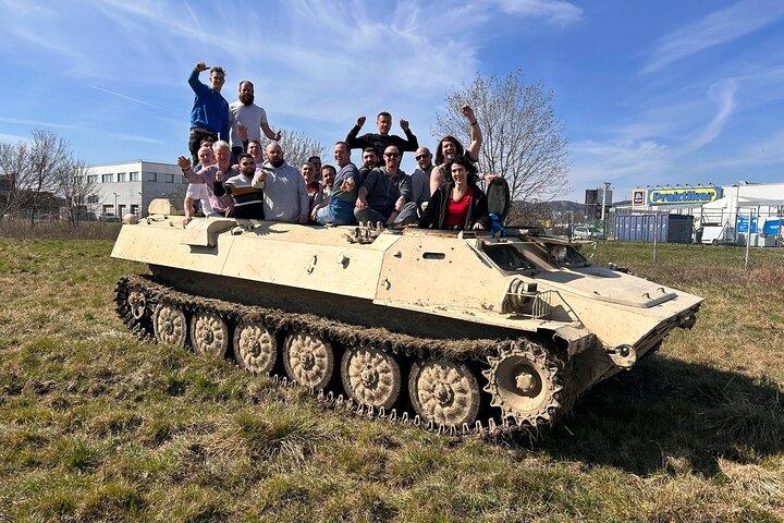 MTLB Tank Driving Budapest Experience