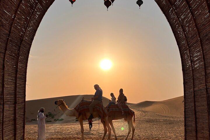 Desert Safari with Dune Bashing and Camel Ride plus Sand Boarding