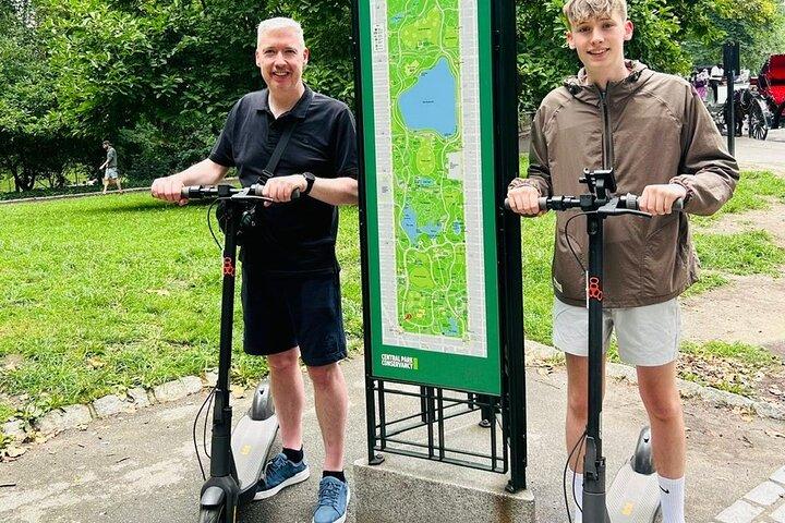 New York Central Park Guided Electric Scooter Tour