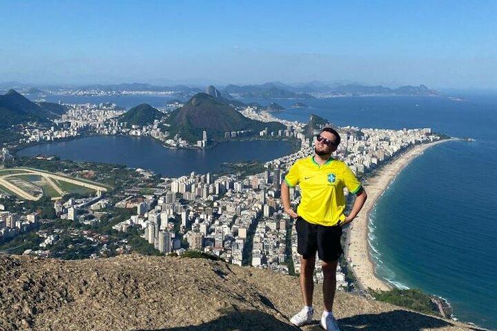 Two Brothers Hike in Rio de Janeiro At sunrise