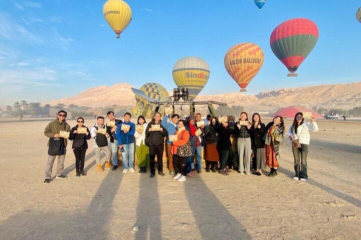 Sunrise Ballooning ride luxor with hotel pick up & drop off