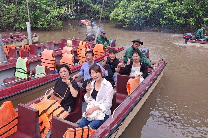 Full Day Monkey Island Tour with Canoe in Can Gio Mangrove Forest